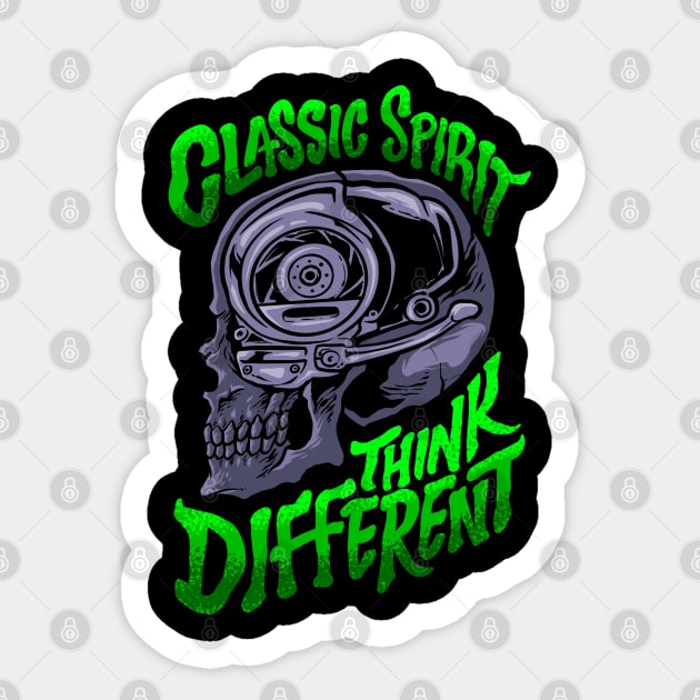 classic spirit Sticker by spoilerinc